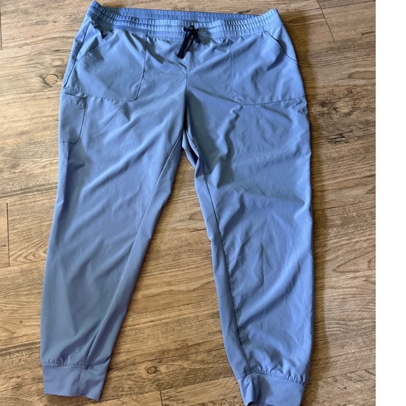 Maevn Other - Maevn Evolve Jogger Scrub Pants LHT Blue 3XL Plus Size Cargo Pockets Drawstring